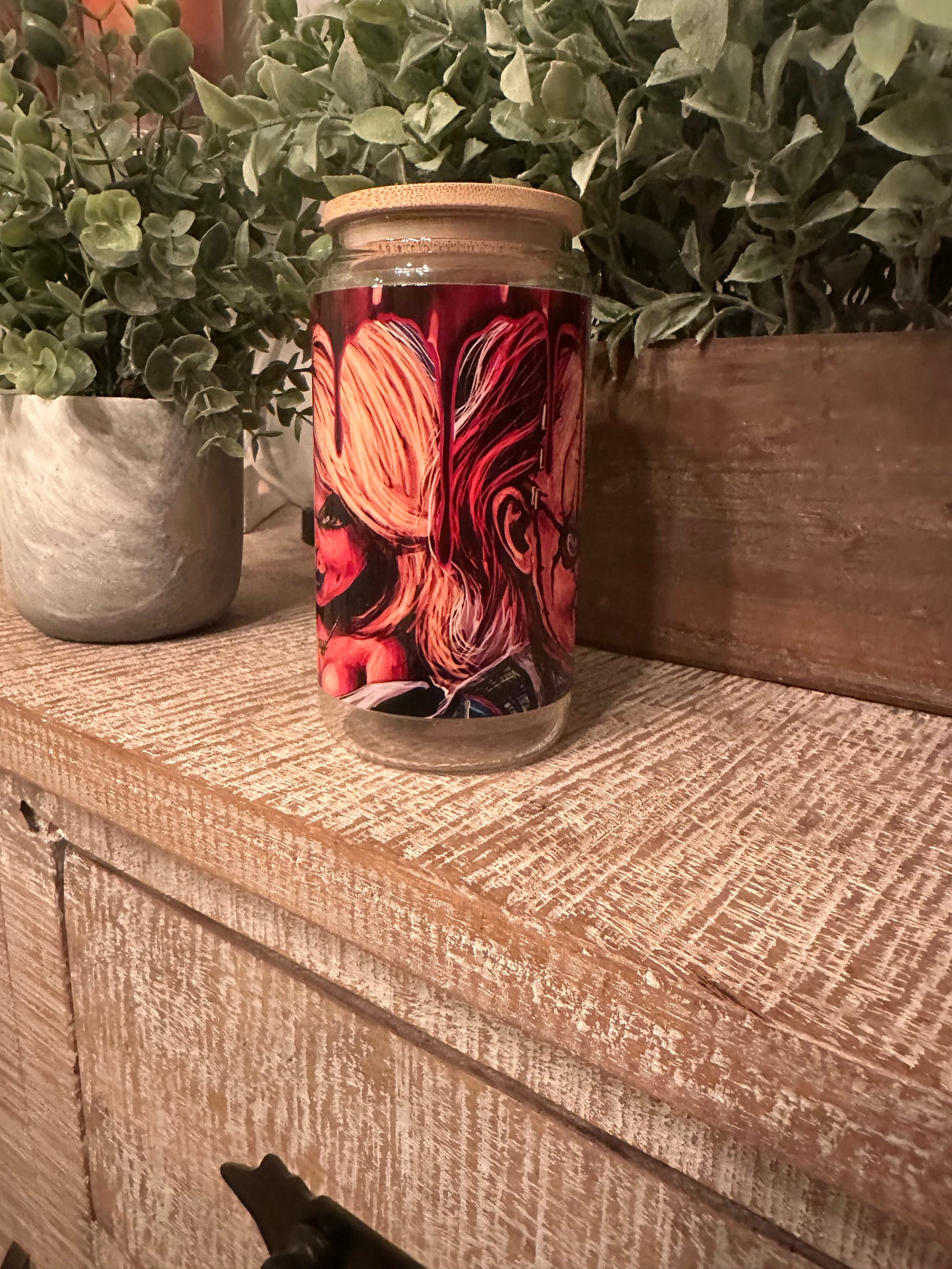 16oz “Chucky & Bride” Libby Cup UV DTF