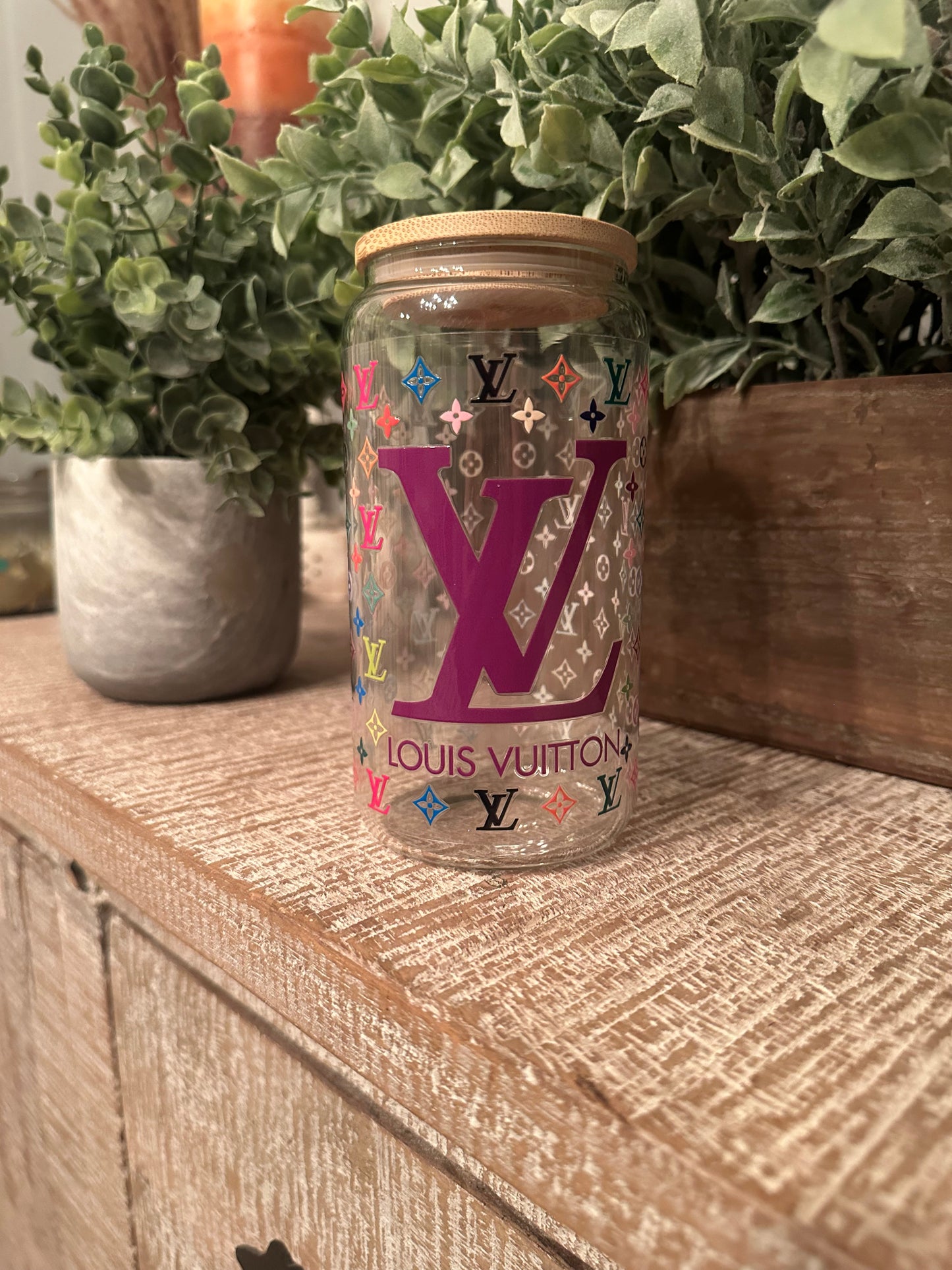 16oz LV Inspired Libby Cup UV DTF