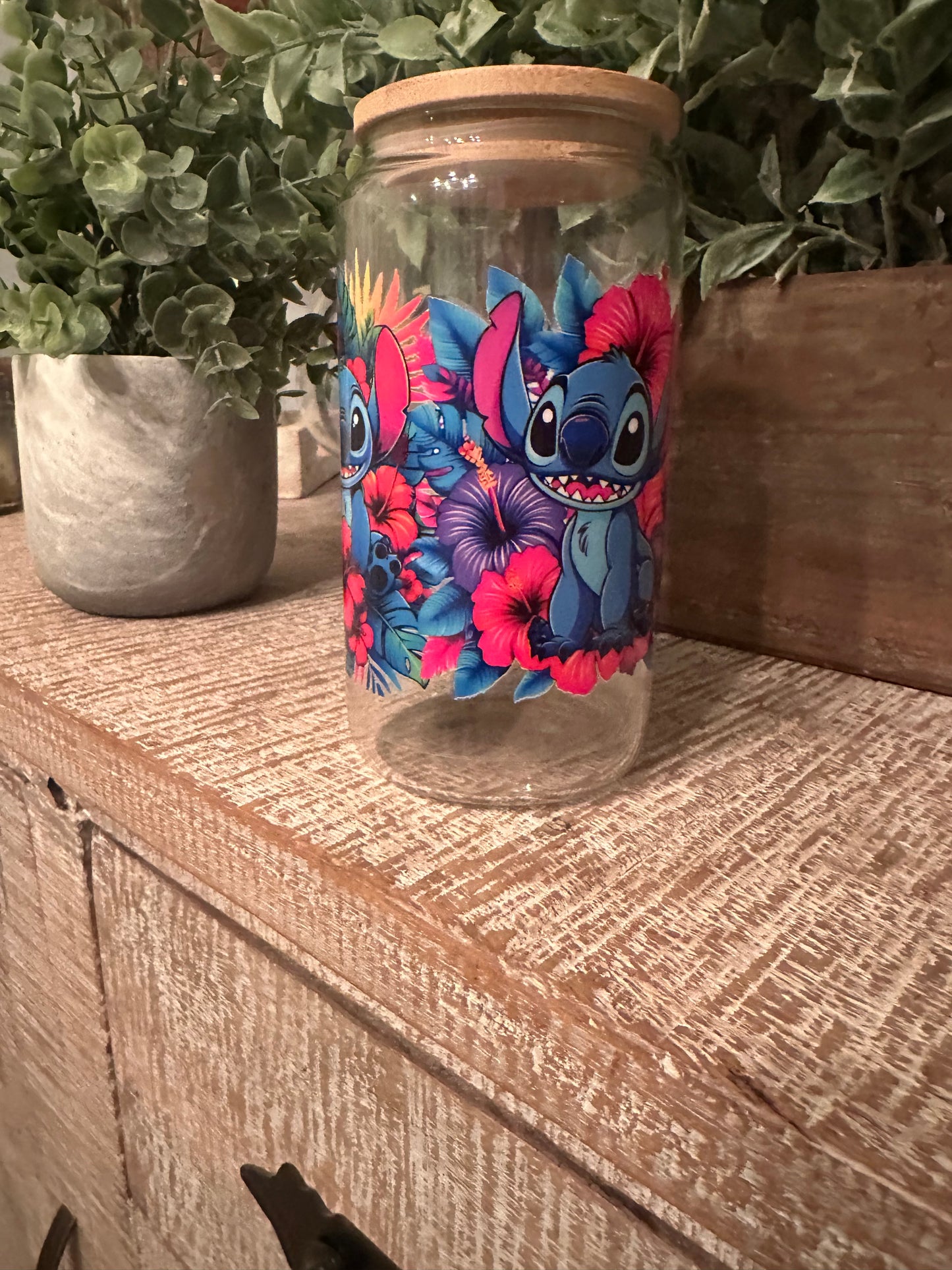 16oz UV DTF “Blue Friend” Libby Cup