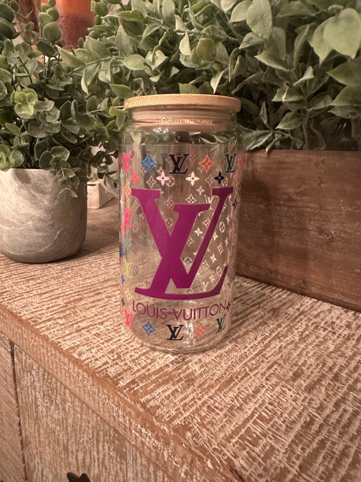 16oz LV Inspired Libby Cup UV DTF
