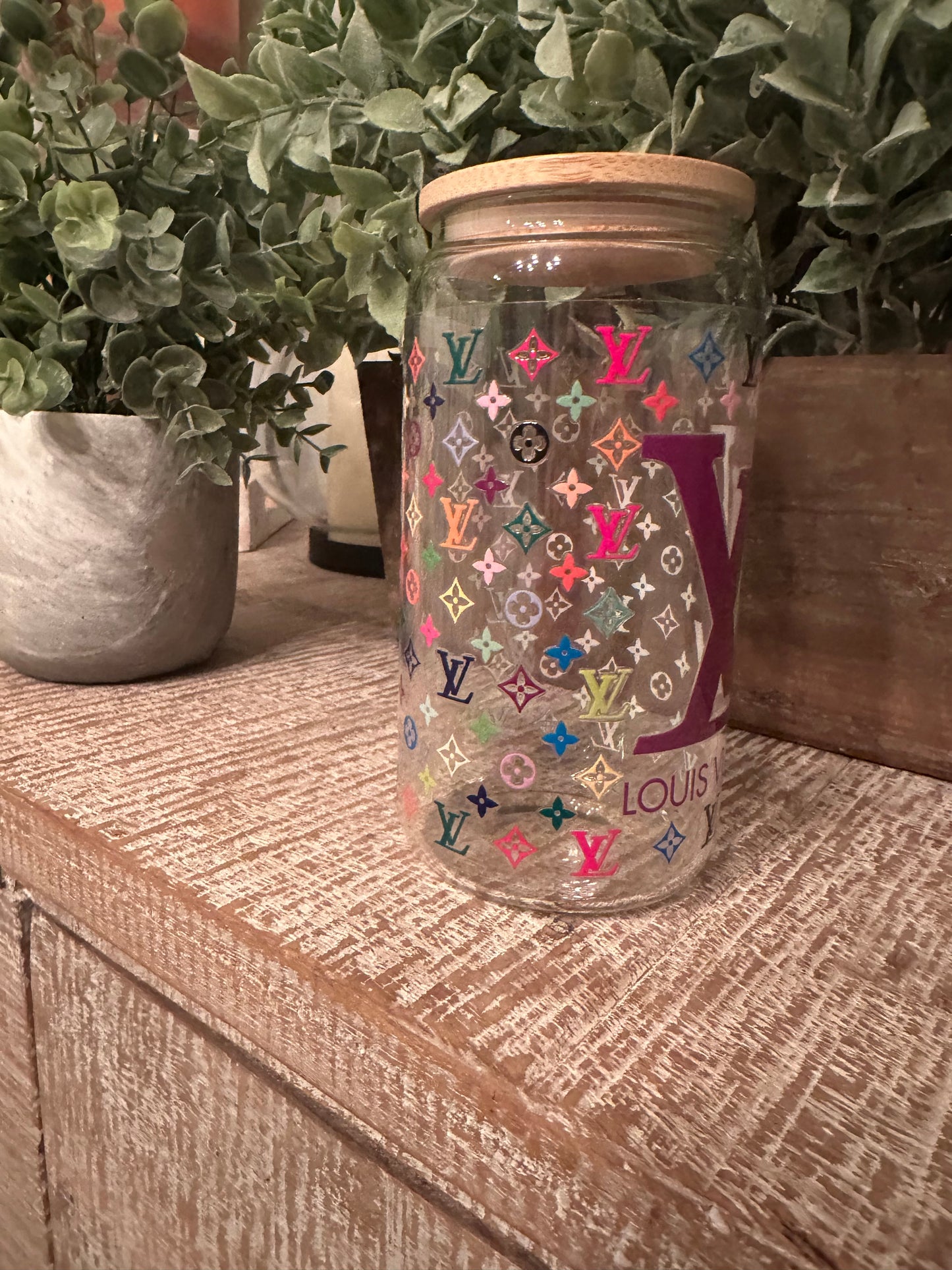 16oz LV Inspired Libby Cup UV DTF