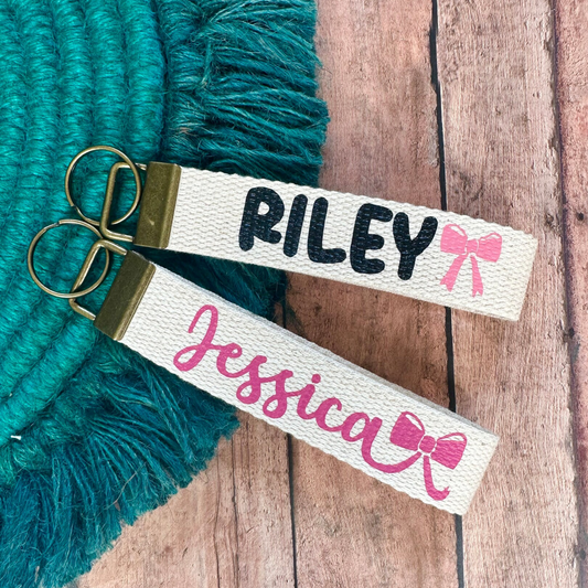 Custom Name Vinyl Keychain/Keyfob