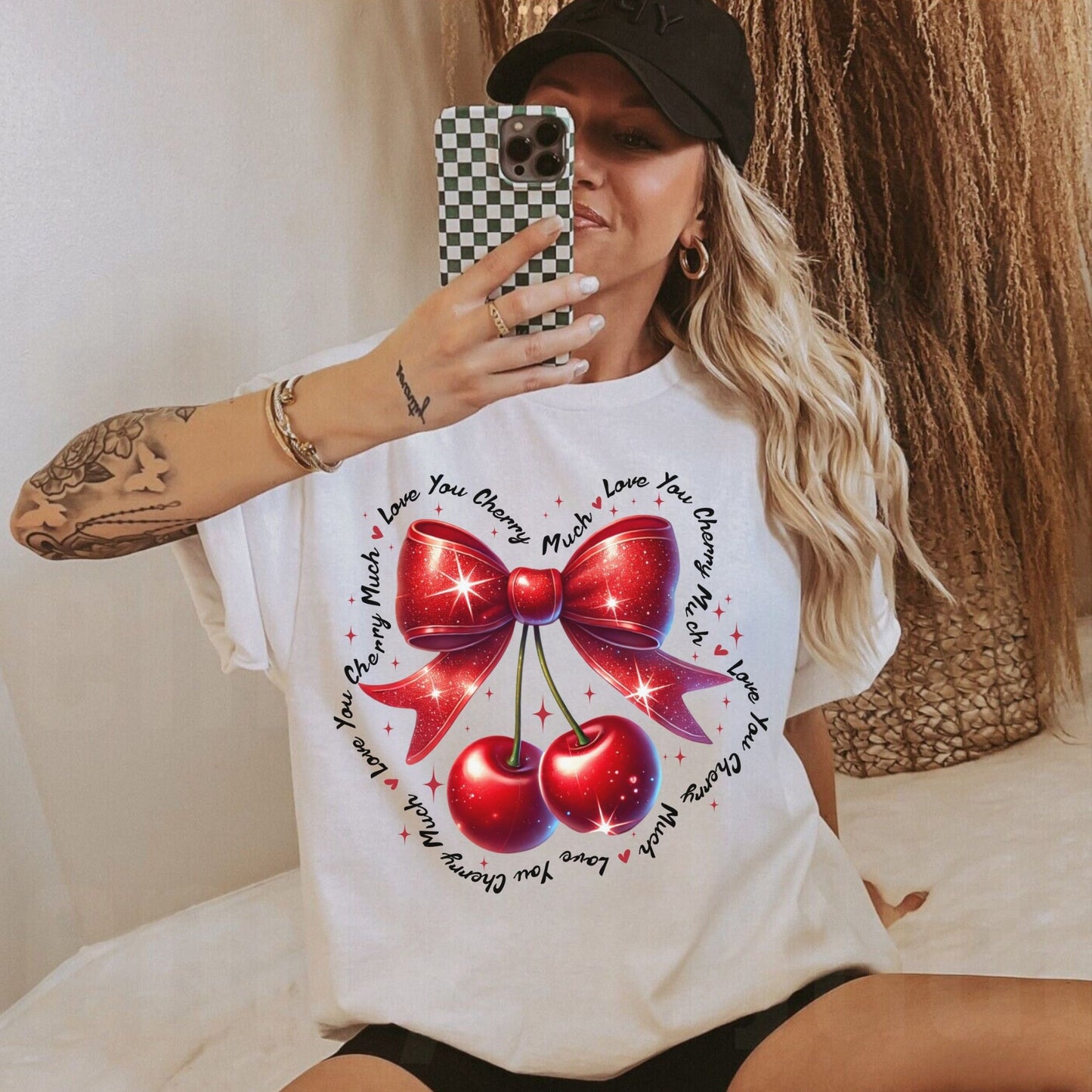 "Love You Cherry Much" Valentine’s Tee 🍒❤️