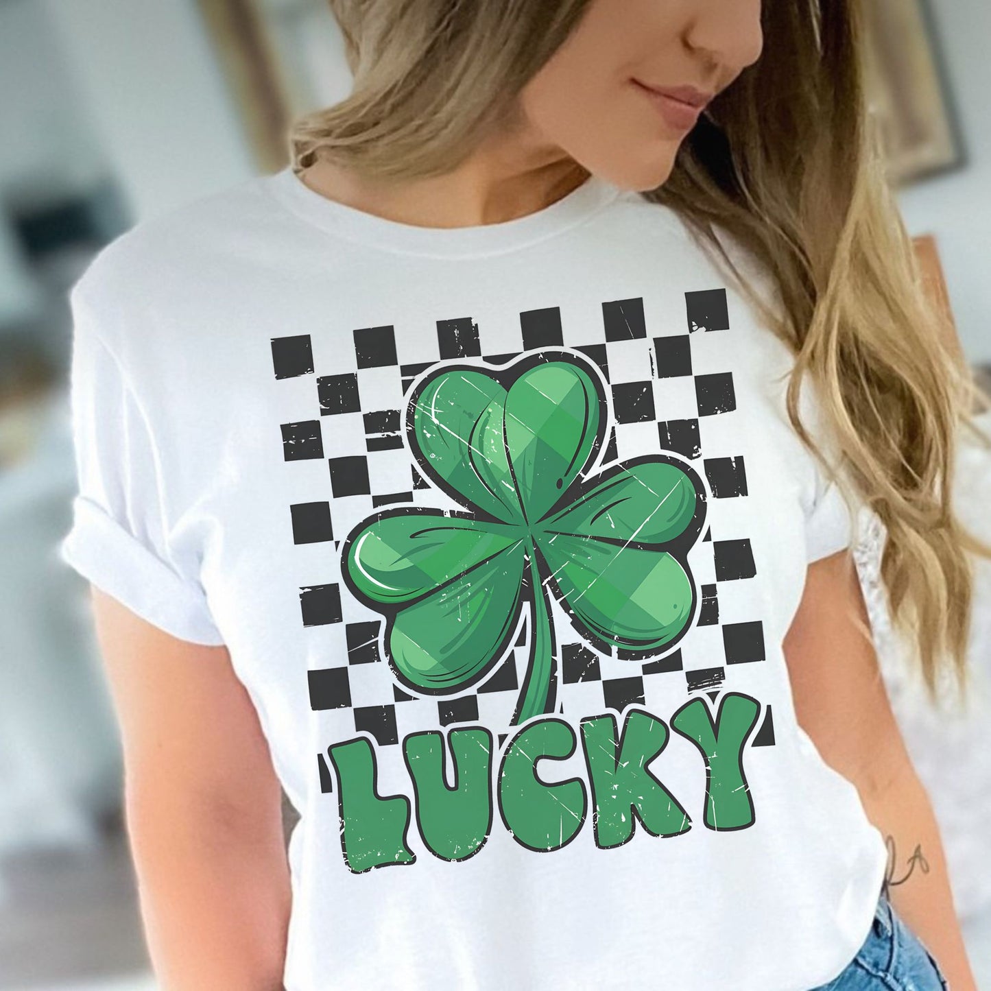 🍀 "Check your Luck" St. Patrick's Shirt 🍀