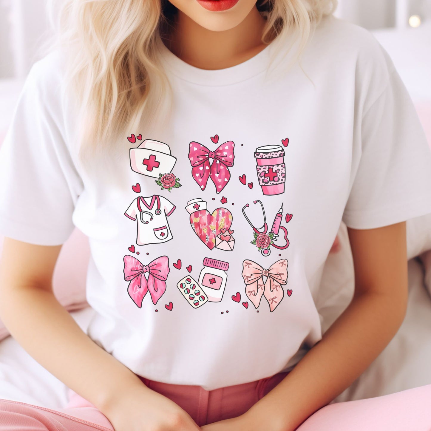 “Heart of a Nurse ❤️🩹 Valentine’s Day Shirt”