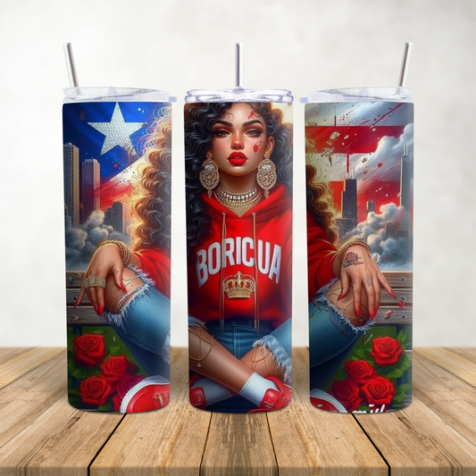 Puerto Rican "Boricua" 20oz Tumbler