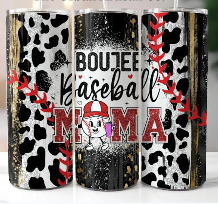 Boujee Baseball Mama 20oz Tumbler