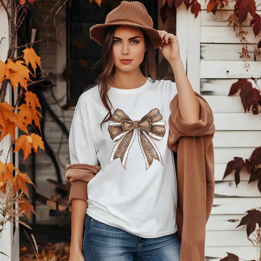 Brown Coquette Tshirt