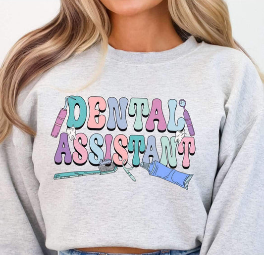 Dental Assistant Crew Sweatshirt